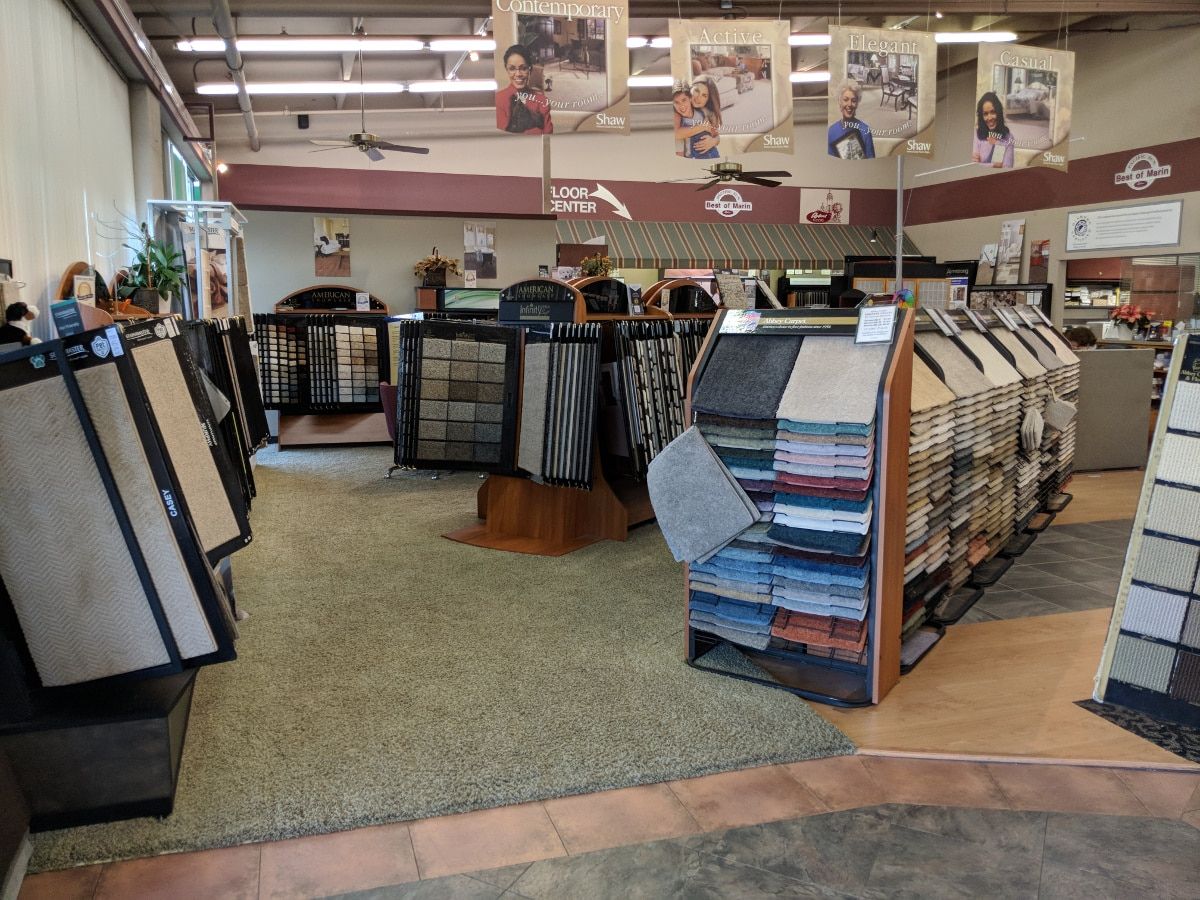 Rafael Floors Showroom Capet samples